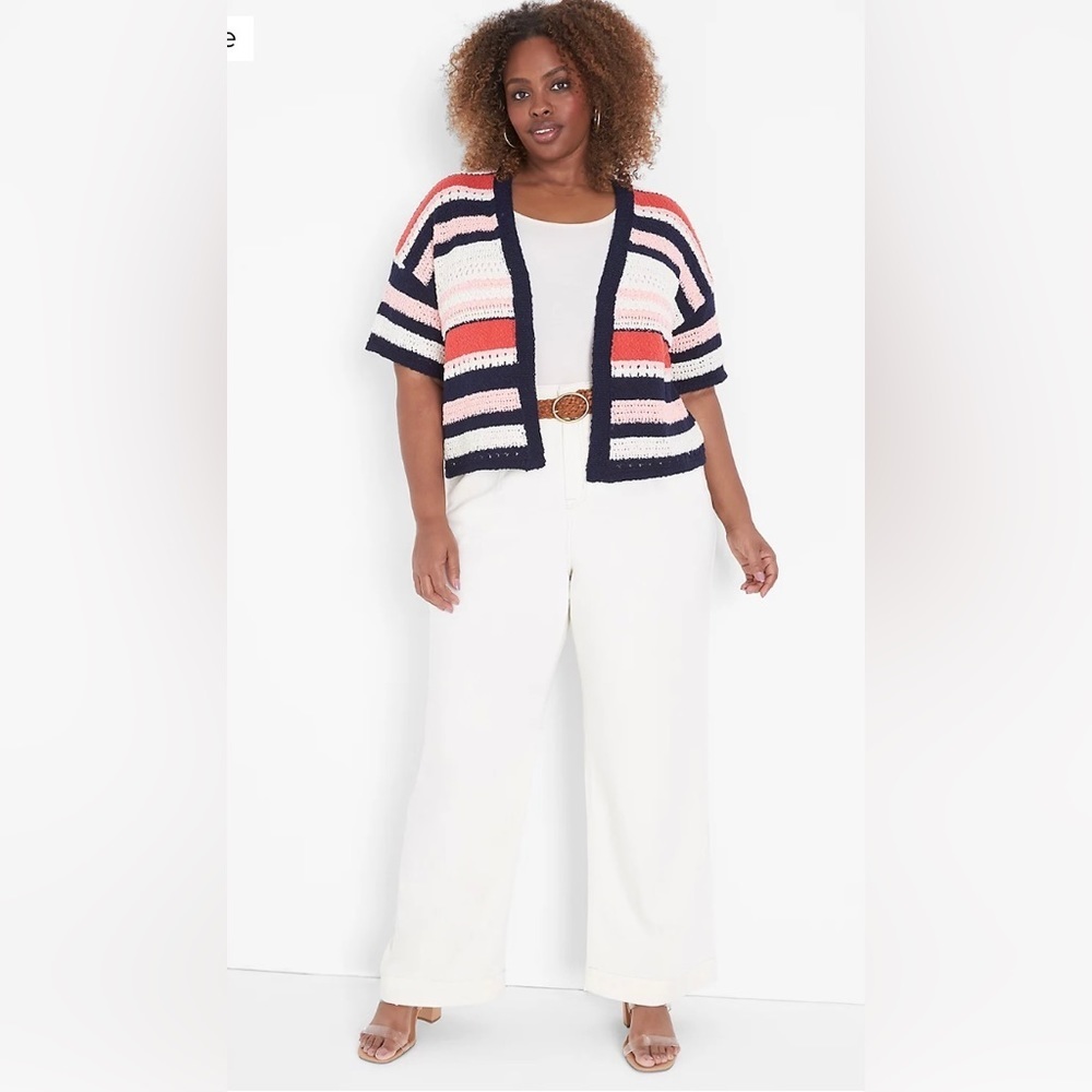Lane Bryant Open-Front Stitch
Cardigan- pre loved in good condition